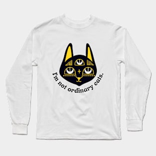 black cat Long Sleeve T-Shirt